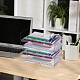 Transparent Plastic Desktop File Storage Box&nbsp;AJEW-WH0455-281-5