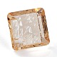 Embossed Glass Rhinestone Pendants&nbsp;GLAA-J101-03A-001GS-5