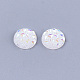 樹脂カボション  半円  ホワイト  12x3~3.5mm&nbsp;X-CRES-T012-01A-2