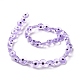 Handmade Evil Eye Lampwork Flat Round Bead Strands&nbsp;LAMP-L058-10mm-25-2