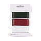 9 Yards 3 Styles Christmas Theme Polyester & Polycotton Ribbons Sets&nbsp;SRIB-A015-01A-01-4