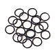 Spray Painted Iron Open Jump Rings&nbsp;IFIN-F149-B12-2