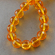 Transparent Glass Bead Strands&nbsp;GLAA-R095-6mm-18-2