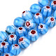 Handmade Millefiori Glass Beads Strands&nbsp;LK-T001-10G-1