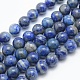 Natural Lapis Lazuli Beads Strands&nbsp;X-G-E489-01-8mm-1