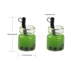 Glass Bottle Pendants&nbsp;CRES-S359-01H