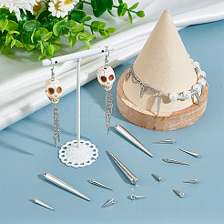 240Pcs 3 Styles CCB Plastic Pendants&nbsp;KY-UN0001-04