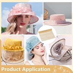 Sinamay Fabric for Millinery&nbsp;DIY-WH0888-606D