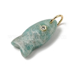 Natural Amazonite Pendants&nbsp;X-G-A297-01G-05