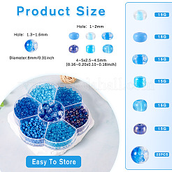 7 Styles Glass Seed Beads&nbsp;SEED-TA0001-41B