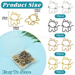40Pcs 4 Colors Alloy Pendants&nbsp;FIND-YW0007-88