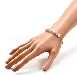 Natural Pearl Bead Bangle for Girl Women&nbsp;BJEW-JB06829