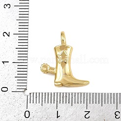 Brass Micro Pave Cubic Zirconia Pendants&nbsp;KK-I352-35G