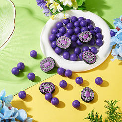 56Pcs 4 Styles Silicone Beads&nbsp;FIND-TA0010-75C