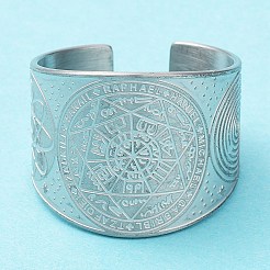 ステンレス鋼リング  プラチナ  10~18mm  内径：20mm&nbsp;RJEW-I099-01P
