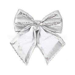 Christmas Plastic Sequin Big Bowknot Pendant Decorations&nbsp;AJEW-S088-04D
