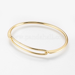 Brass Bangles&nbsp;BJEW-K153-02G