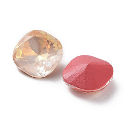 Electroplate K9 Glass Rhinestone Cabochons&nbsp;RGLA-M016-F02-AM