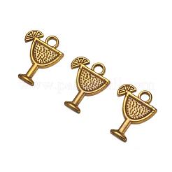Tibetan Style Tropical drink Alloy Pendants&nbsp;X-TIBEB-A14275-AG-LF