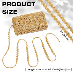 Polyester Braided Lace Trim Ribbon for Curtain Sofa Decoration&nbsp;OCOR-WH0105-013B-01
