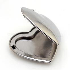Tarnish Resistant 316 Stainless Steel Photo Locket Pendants&nbsp;STAS-S046-09