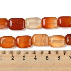 Natural Red Agate Beads Strands&nbsp;G-K357-D04-01