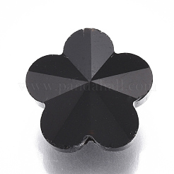 透明ガラスビーズ  多面カット  花  ミックスカラー  13x13.5x8mm  穴：1.2mm&nbsp;GLAA-Q078-03A