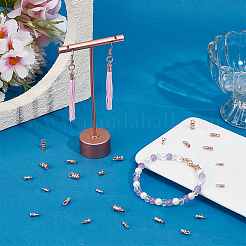 32Pcs 4 Styles Brass Cord Ends&nbsp;KK-PH0013-66