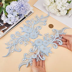 Sew on Flower Appliques&nbsp;PATC-WH0005-42C