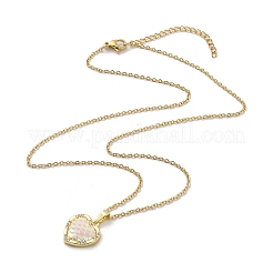304 Stainless Steel Pendant Necklaces&nbsp;NJEW-U002-01G
