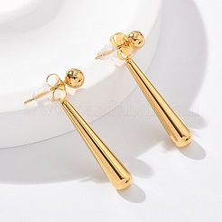 304 Stainless Steel Stud Earrings&nbsp;EJEW-Z084-08G