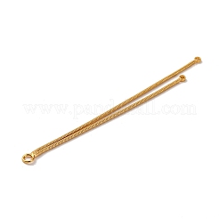 Brass Square Snake Chain Big Pendants&nbsp;KK-G510-09G