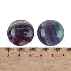 Natural Colorful Fluorite Cabochons&nbsp;X-G-H1596-FR-25mm-26
