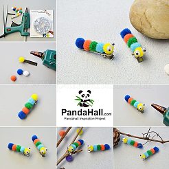 10mmの多色のポンポンズボール約2000個のDIYの人形工芸品の飾り&nbsp;AJEW-PH0001-10mm-M