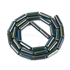 Electroplate Opaque Glass Beads Strands&nbsp;X-EGLA-Q132-02A-B01