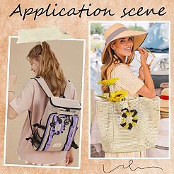 DIY Handmade Woven Cotton Ladybird Keychain Making Kits&nbsp;DIY-SC0028-10