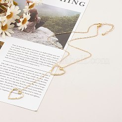 Rack Plating Alloy Lariat Necklaces&nbsp;NJEW-JN03492