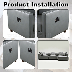 Iron Mounting Bracket with Screws&nbsp;FIND-WH0366-483