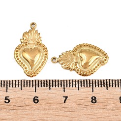 304 Stainless Steel Pendants Rhinestone Settings&nbsp;STAS-L317-29G