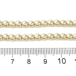 Electroplated Synthetic Non-magnetic Hematite Beads Strands&nbsp;G-I364-C01-G