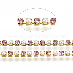 Brass Rhinestone Strass Chains&nbsp;CHC-N017-001A-A22