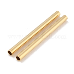Brass Tube Beads&nbsp;KK-H503-03G-03