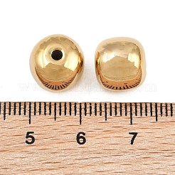 304ステンレススチールビーズ  コラム  14KGP本金メッキ  10.5x10mm  穴：2mm&nbsp;SA-CBA592A-03G