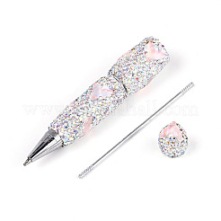 Fishtail Resin & Polymer Clay Pave Rhinestone Ball-Point Pen&nbsp;AJEW-T013-05E