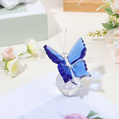 1Pc Glass Crytsal Butterfly Display Decorations&nbsp;LAMP-CN0001-01B