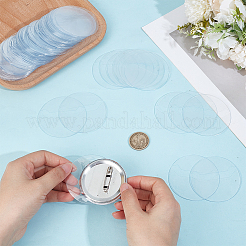 100Pcs PVC Badge Protector Covers&nbsp;FIND-SP0006-26B