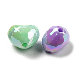 UV Plating Opaque Acrylic Beads&nbsp;OACR-E031-09