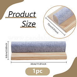 木製のプレス板  アイロン道具  バリーウッド  300x150x68mm&nbsp;TOOL-WH0165-24