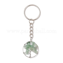Natural Gemstone Tree of Life Keychains&nbsp;KEYC-JKC00755