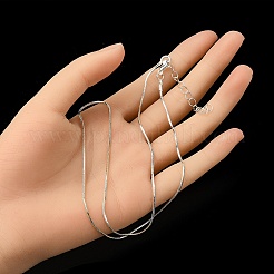 Brass Square Snake Chain Necklace for Men Women&nbsp;MAK-YW0001-10